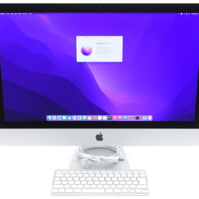 Apple iMac Retina 5K 27インチ 2019 Core i5-8600 3.1GHz 16GB 1TB(HDD) 32GB(APPLE SSD) FusionDrive仕様 Radeon Pro 575X Monterey