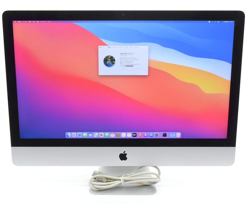 Apple iMac Retina 5K 27インチ Late 2015 Core i7-6700K 4GHz 32GB 1TB(HDD)  24GB(SSD) FusionDrive仕様 Radeon R9 M390 macOS Big Sur | NKCリユースPC